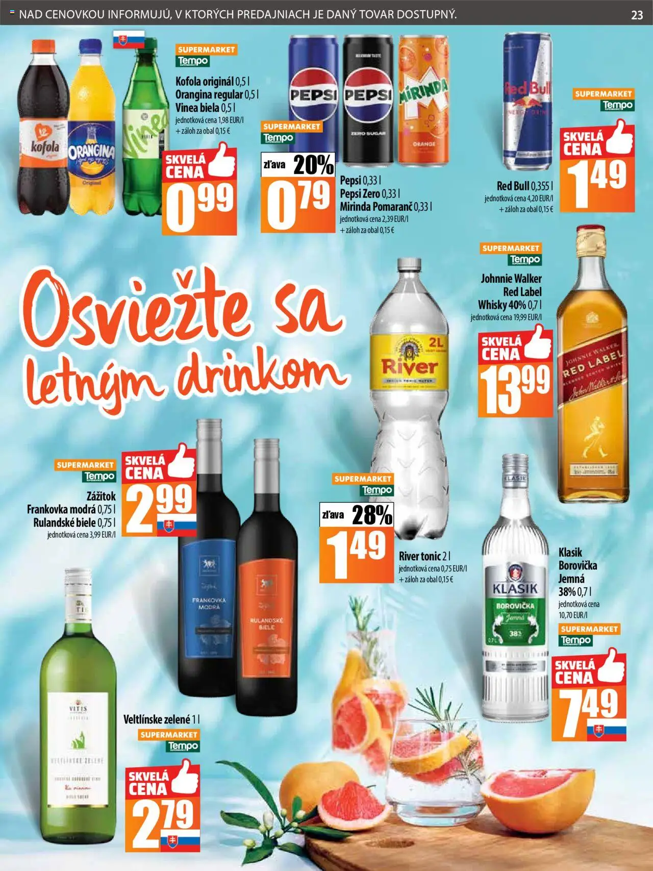 COOP Jednota leták - strana 23- platný od 17.07.2025