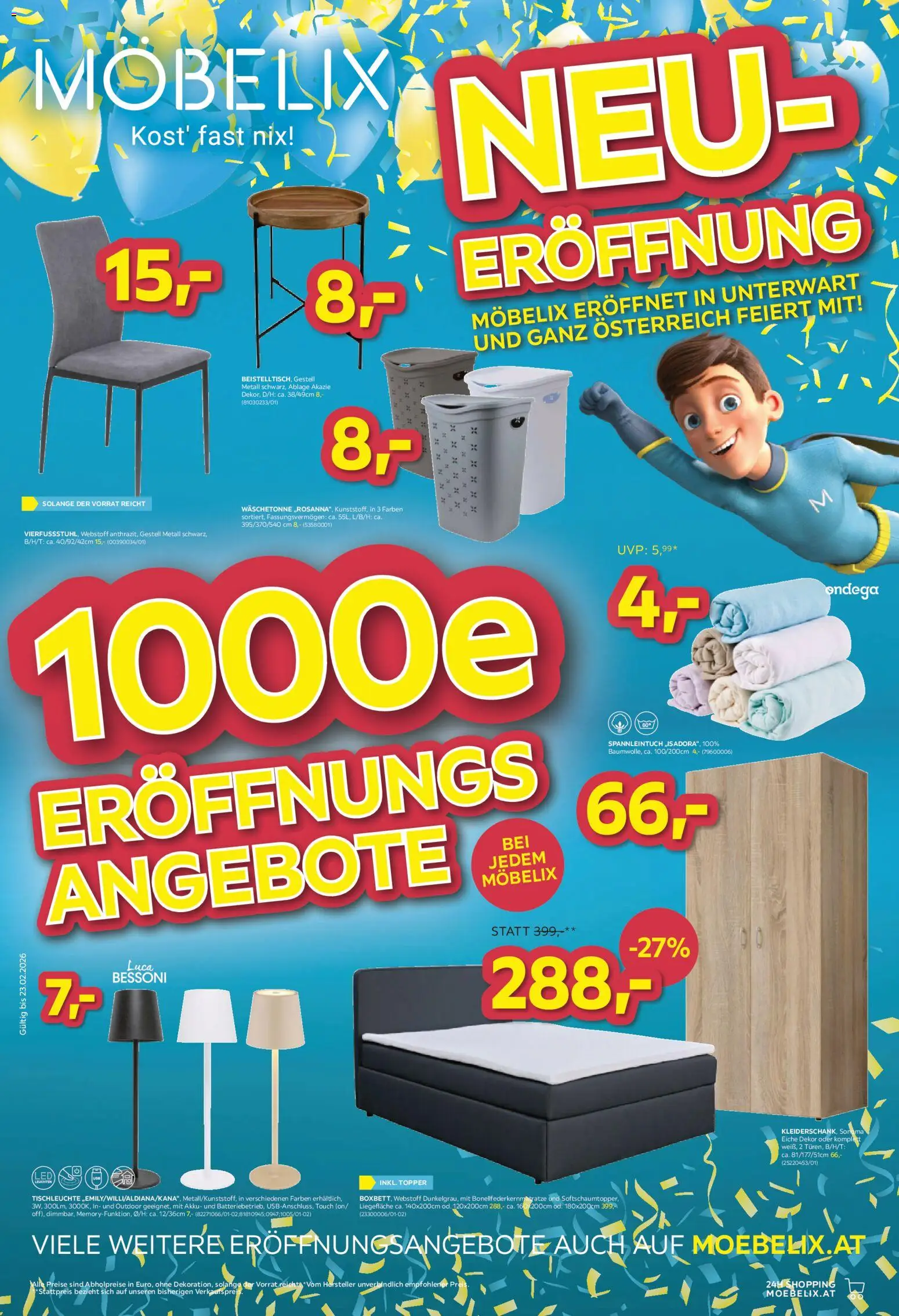 Möbelix Angebote - Seite 1- gültig ab 16.02.2026