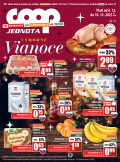 COOP Jednota leták platný od 04.12.2025