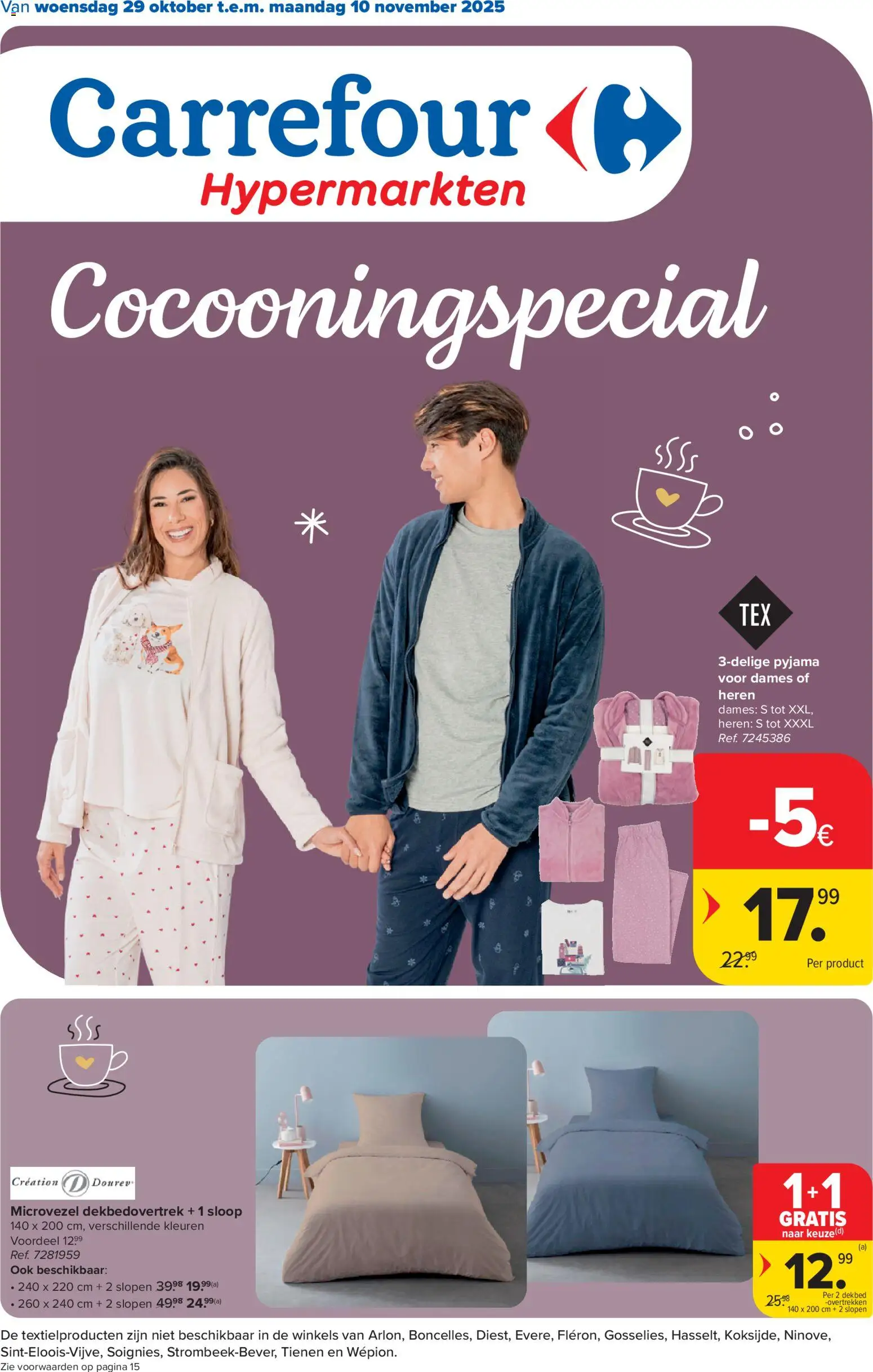 Carrefour - Hypermarkten Cocooning special - pagina 1- geldig vanaf 29/10/2025