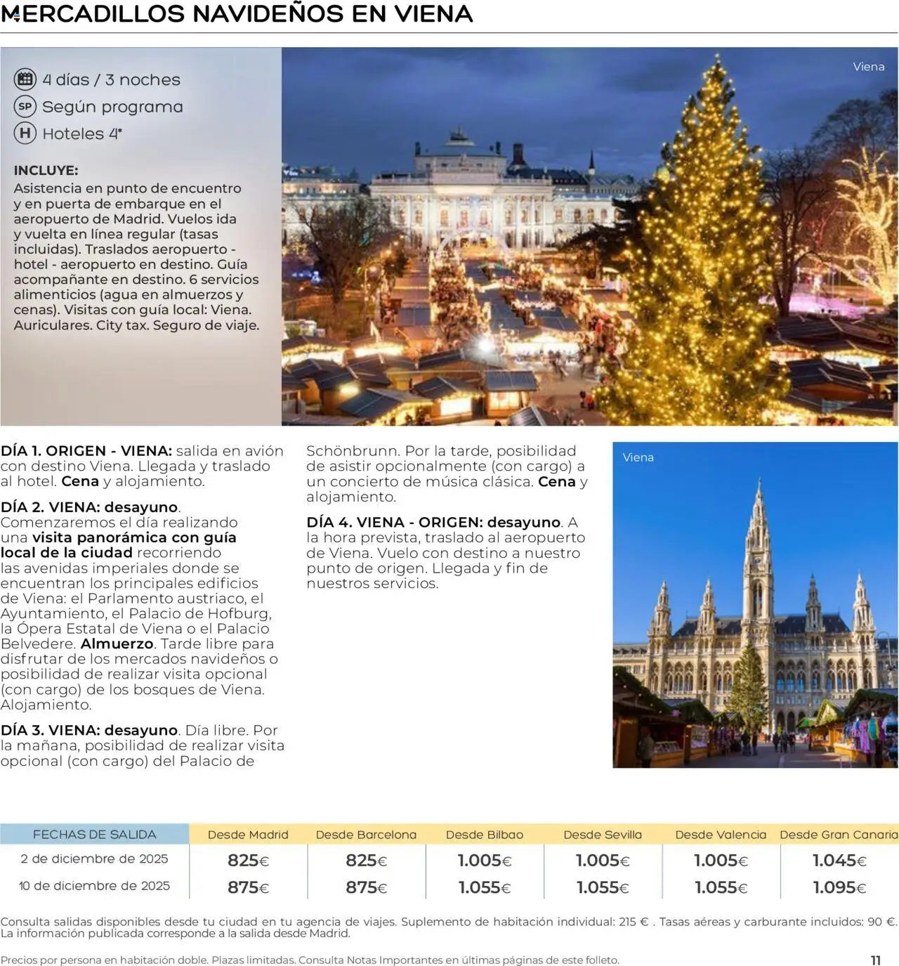 Viajes El Corte Inglés - Club de Vacaciones - Vacaciones Económicas Personalizado - Página de 11 - Válido desde 01/09/2025