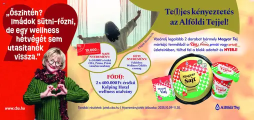 Előnézet CBA Szórólap érvényes 2025.10.09.-tól