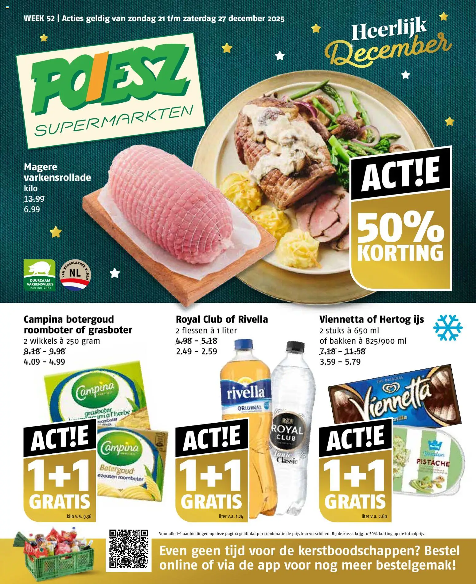 Poiesz - Folder week 52 - pagina 1- geldig vanaf 21-12-2025