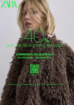 Aperçu Zara Black Friday valable à partir du 27/11/2025