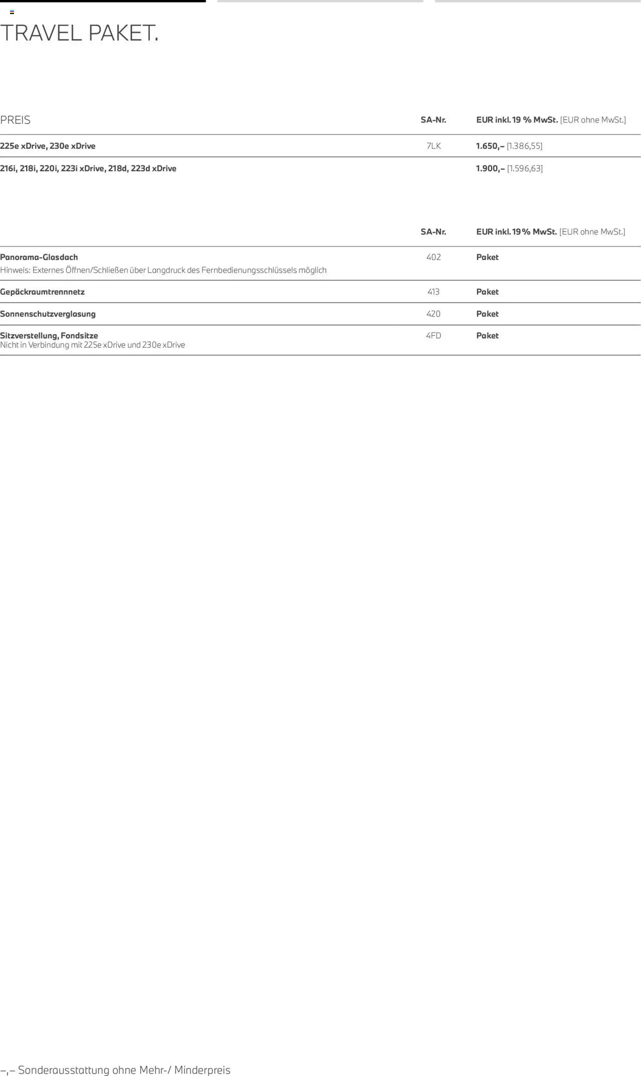 BMW 2er Active Tourer - Seite 15 - gültig ab 01.07.2025