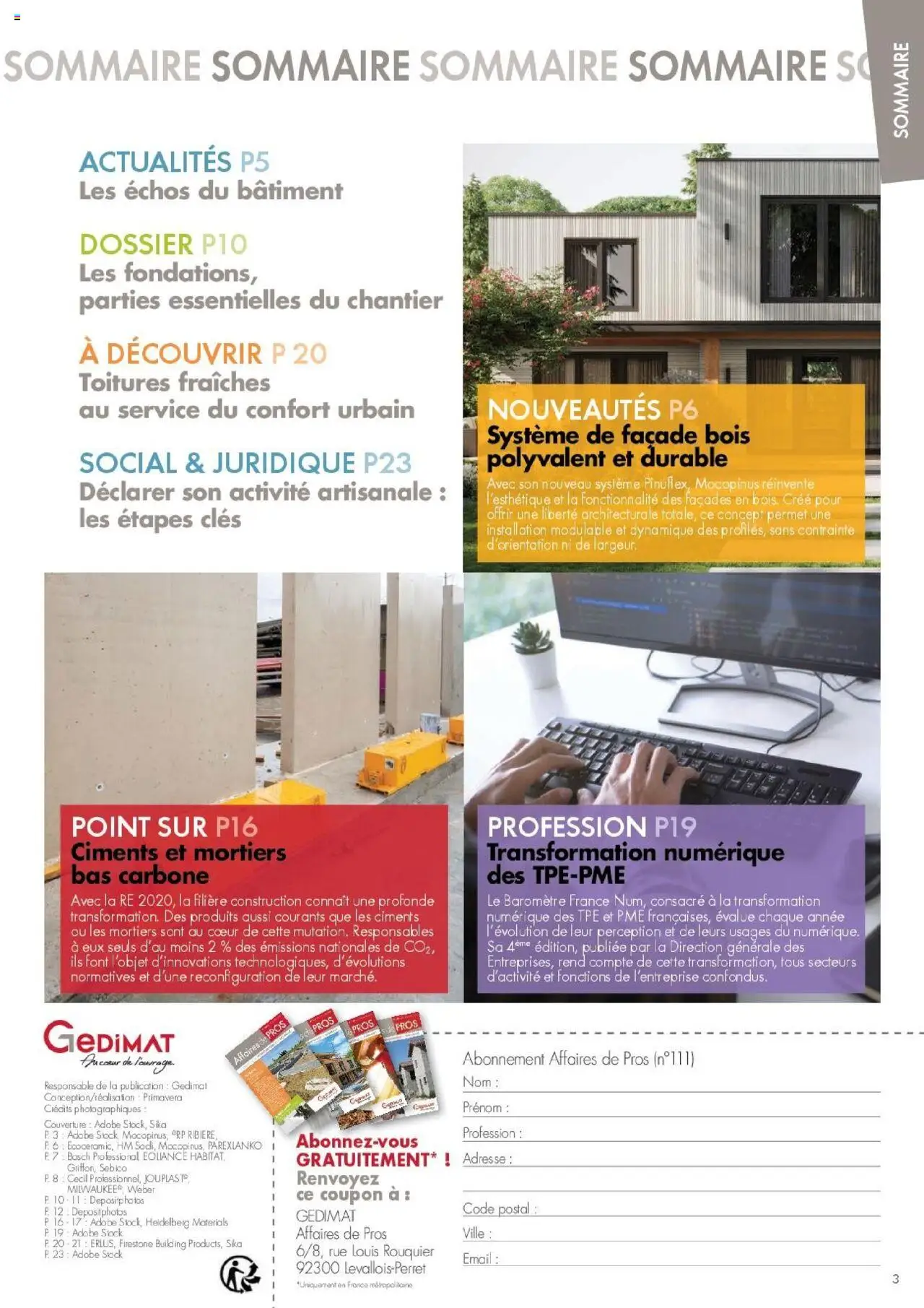 Gedimat - Affaires De Pros Gedimat n°111 - page 3 - valable à partir du 01/07/2025
