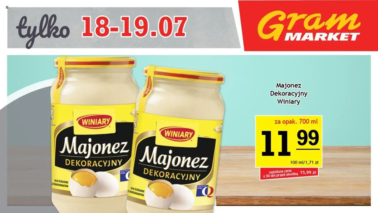 Gram Market Gazetka - Niesłychanie Niskie Ceny - strona 3- ważny od 16.07.2025