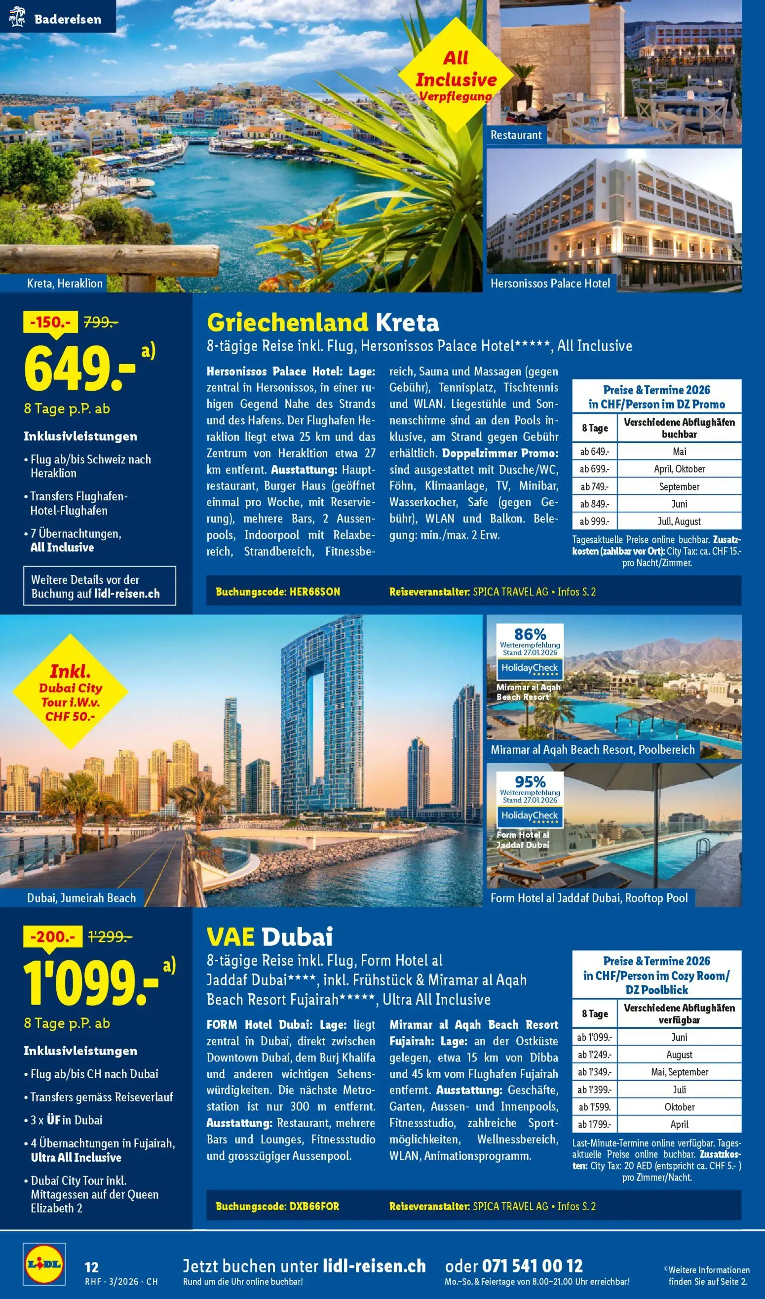 Lidl Aktionen Reisen März - page 12- valid from 28.02.2026