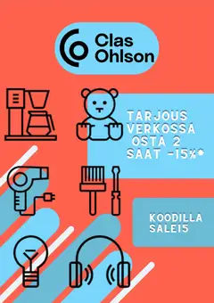 Esikatselu Clas Ohlson tarjoukset voimassa alkaen 26/12/2025