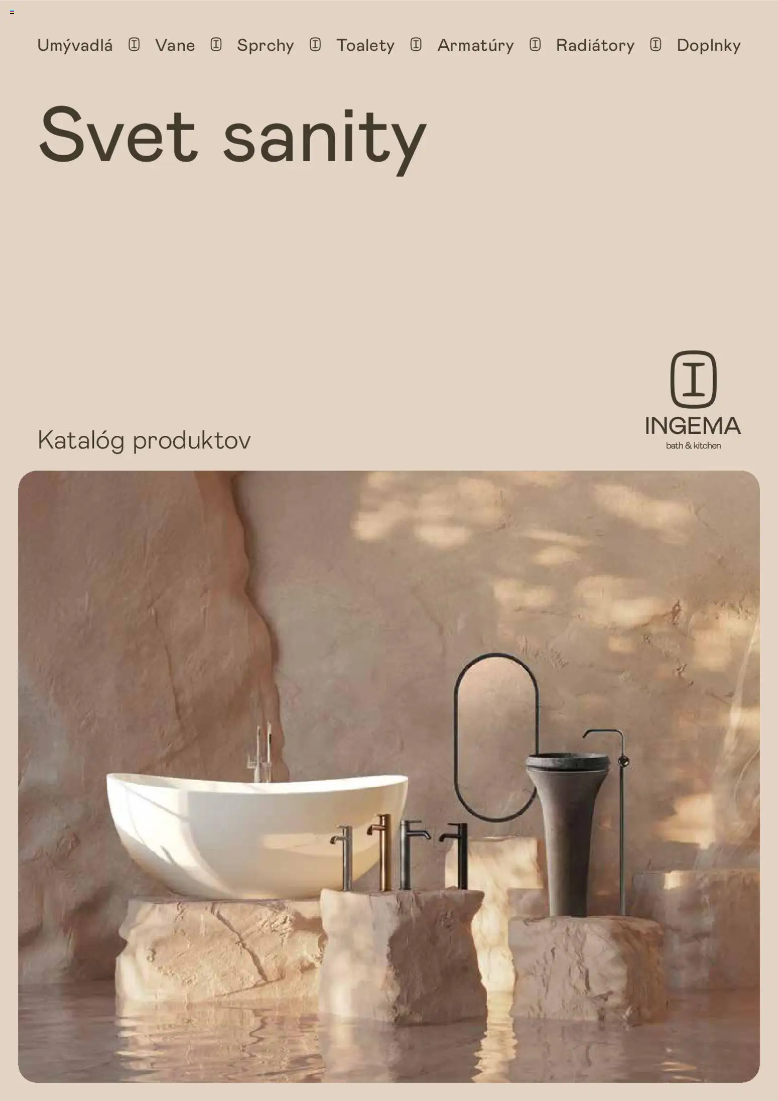 Ingema katalóg Svet sanity - strana 1- platný od 29.10.2025