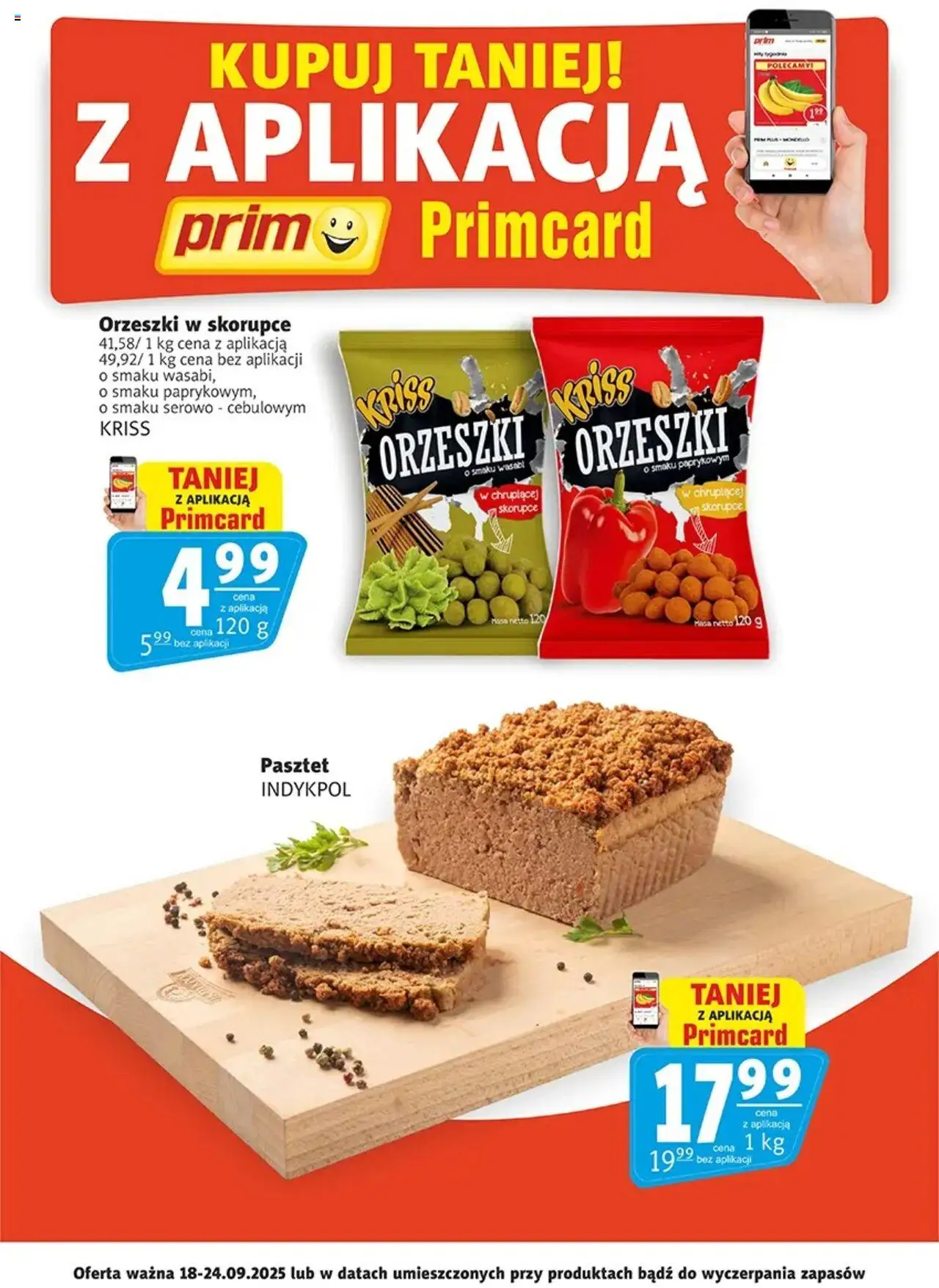 Prim Market Promocje - Primcard - strona 1- ważny od 18.09.2025
