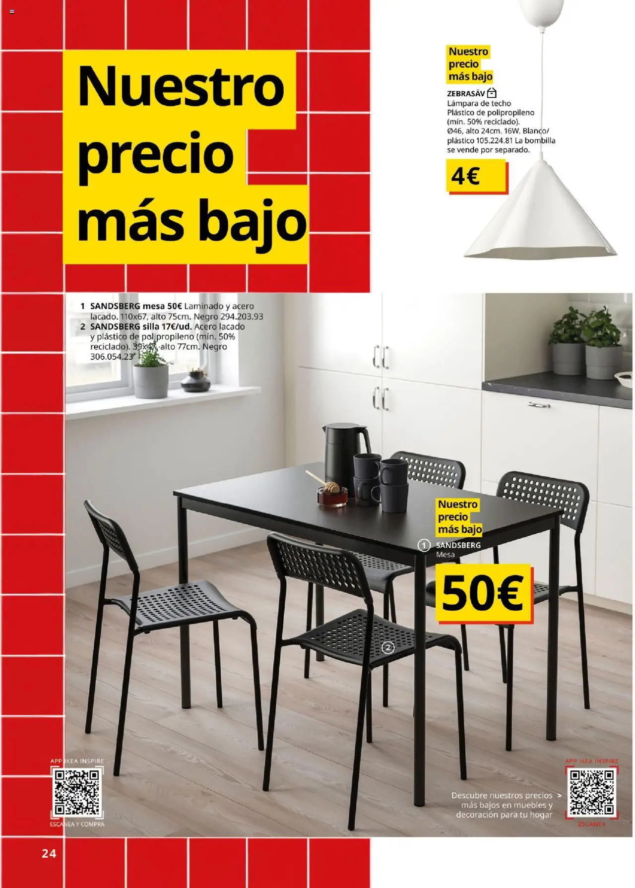 Catálogo IKEA Comedores - Página de 24 - Válido desde 01/09/2025