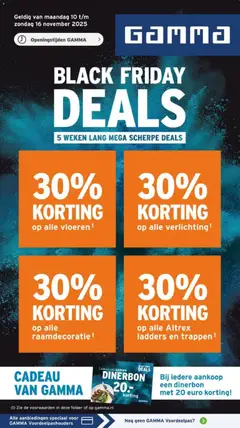 GAMMA - Black Friday geldig vanaf 10-11-2025