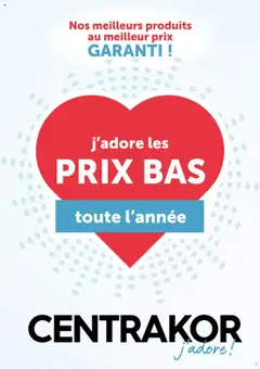 Aperçu Centrakor catalogue valable à partir du 28/07/2025