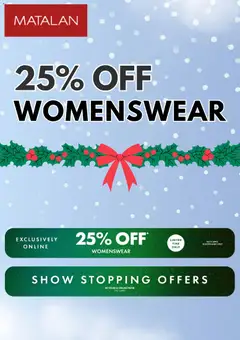 Matalan - Offers valid from 11/12/2025