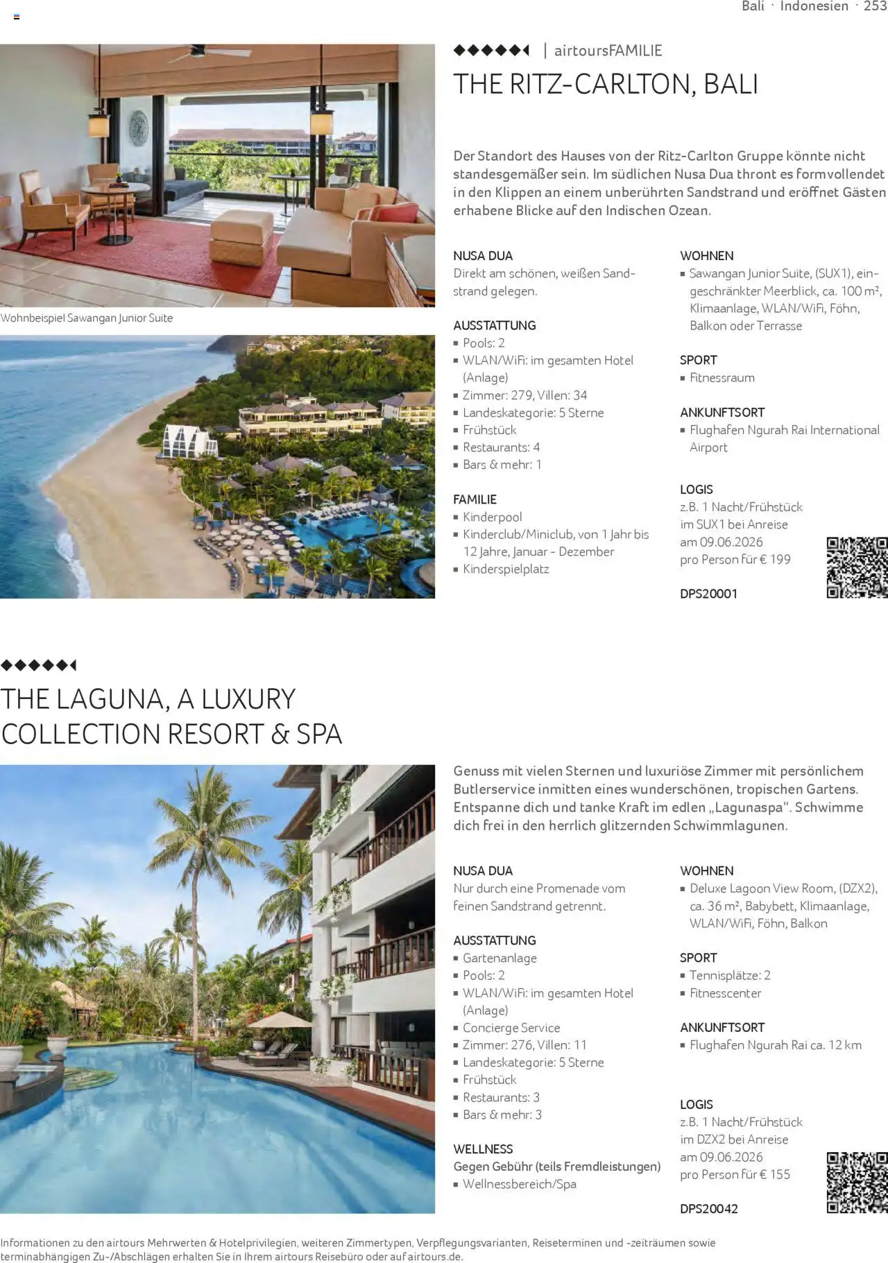 TUI airtours Katalog  Erstklassige Fernreisen 2025/26 - Seite 253 - gültig ab 01.11.2025