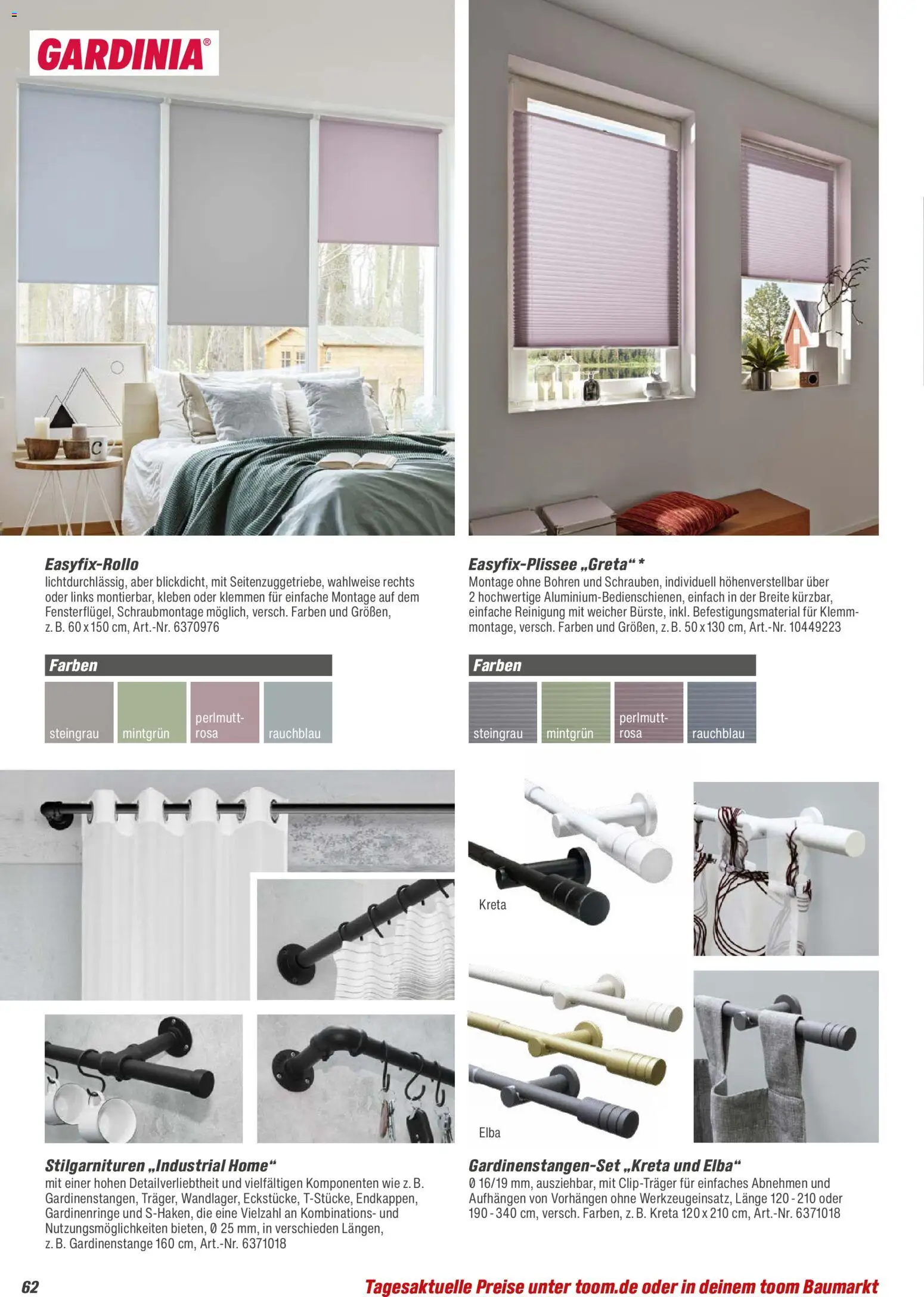 Toom Baumarkt  Wohnen & Haushalt 2026 - Seite 62 - gültig ab 01.01.2026