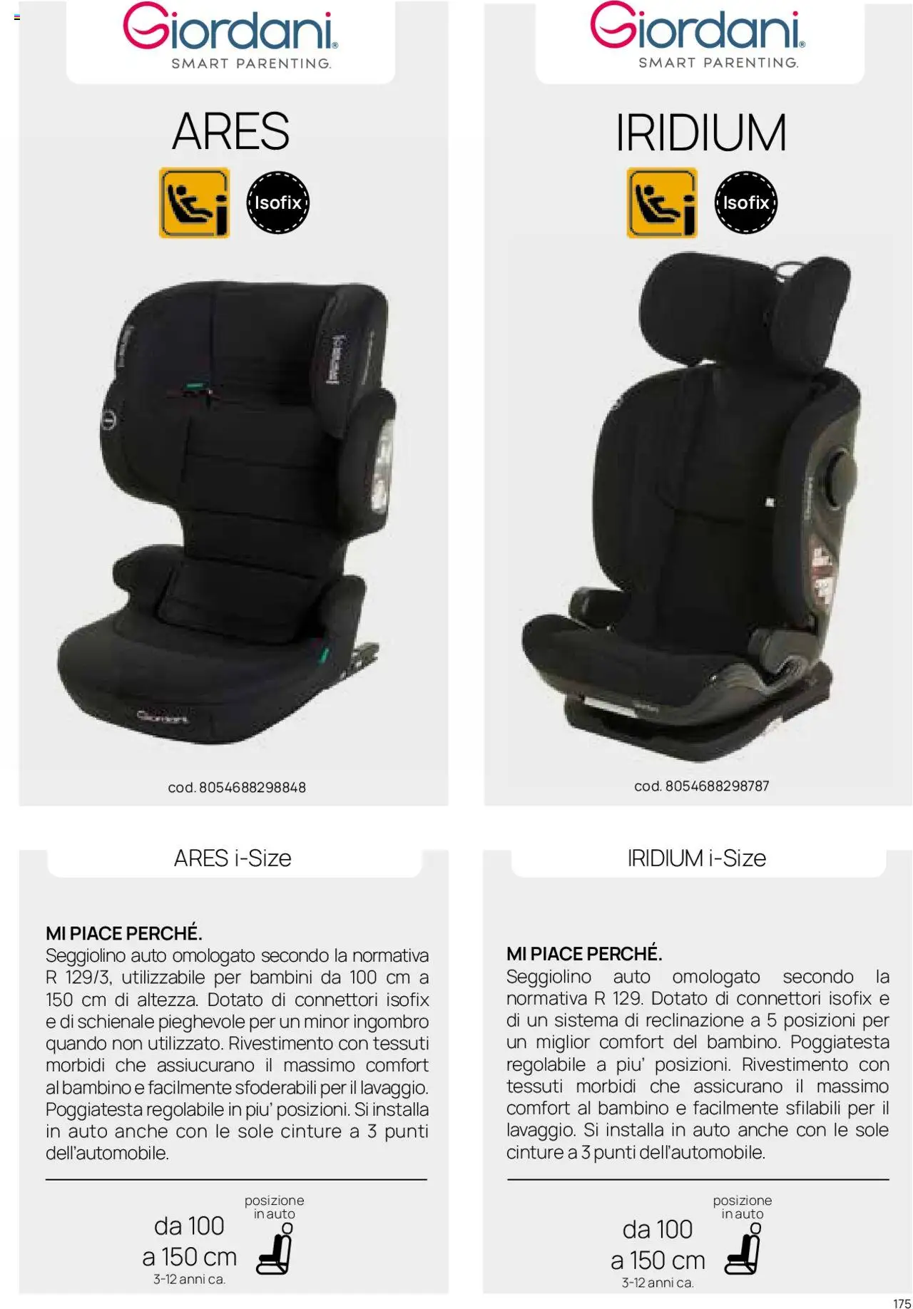 Catalogo Il Seggiolino Auto Prenatal	 - pagina 54 - valido dal 01/01/2025