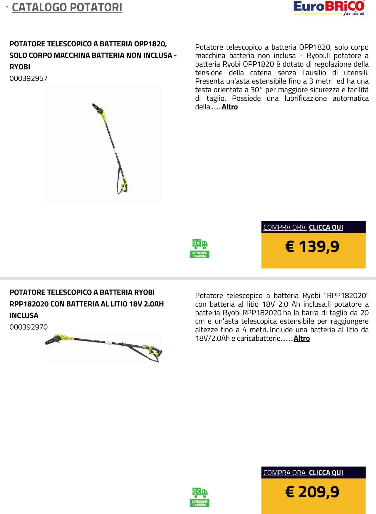 Eurobrico Potatori catalogo - pagina 7 - valido dal 23/07/2025