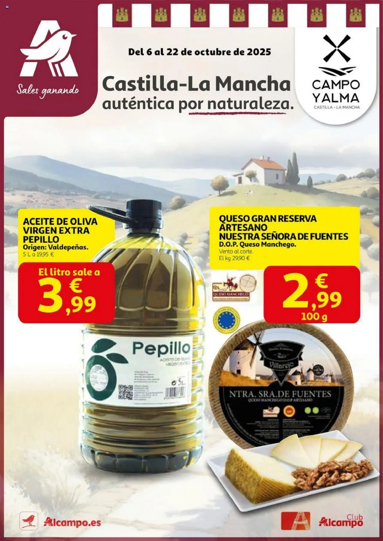 Alcampo - Castilla La Mancha auténtica por naturaleza - Página de 1 - Válido desde 06/10/2025