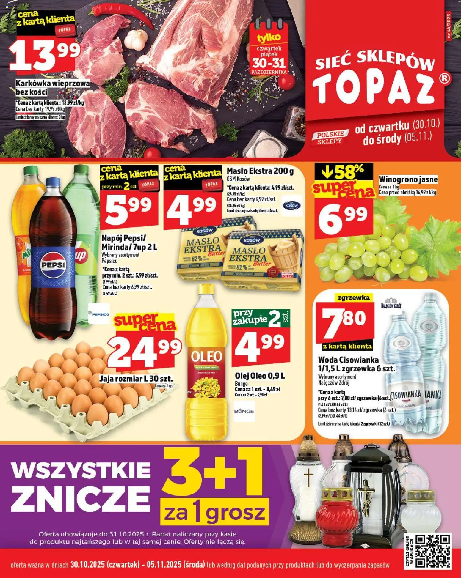 Topaz Gazetka - strona 1- ważny od 30.10.2025