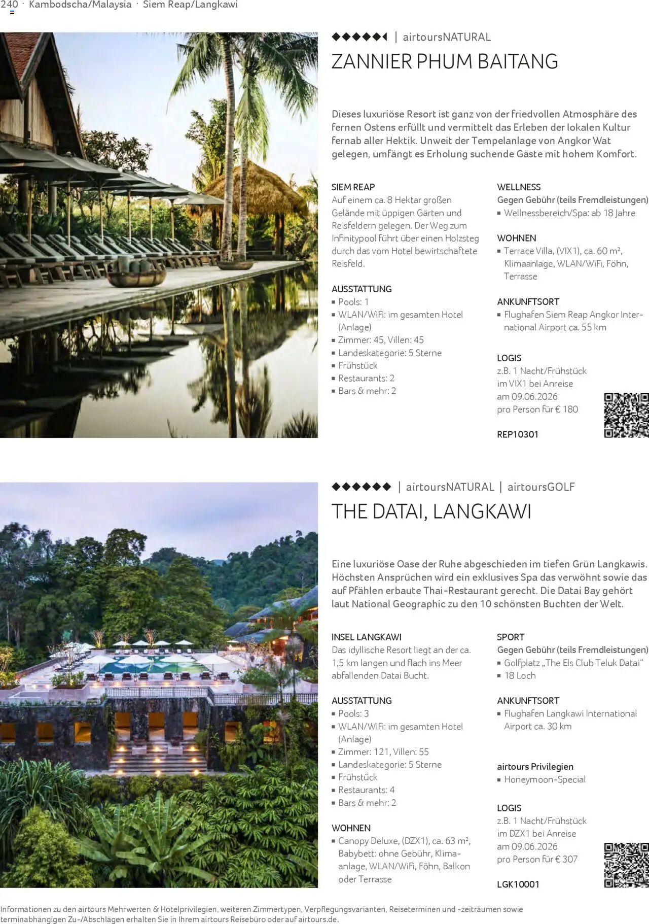 TUI airtours Katalog  Erstklassige Fernreisen 2025/26 - Seite 240 - gültig ab 01.11.2025