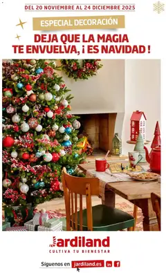 Vista previa del folleto Jardiland - DEJA QUE LA MAGIA TE ENVUELVA, ¡ ES NAVIDAD ! válido desde 19/11/2025