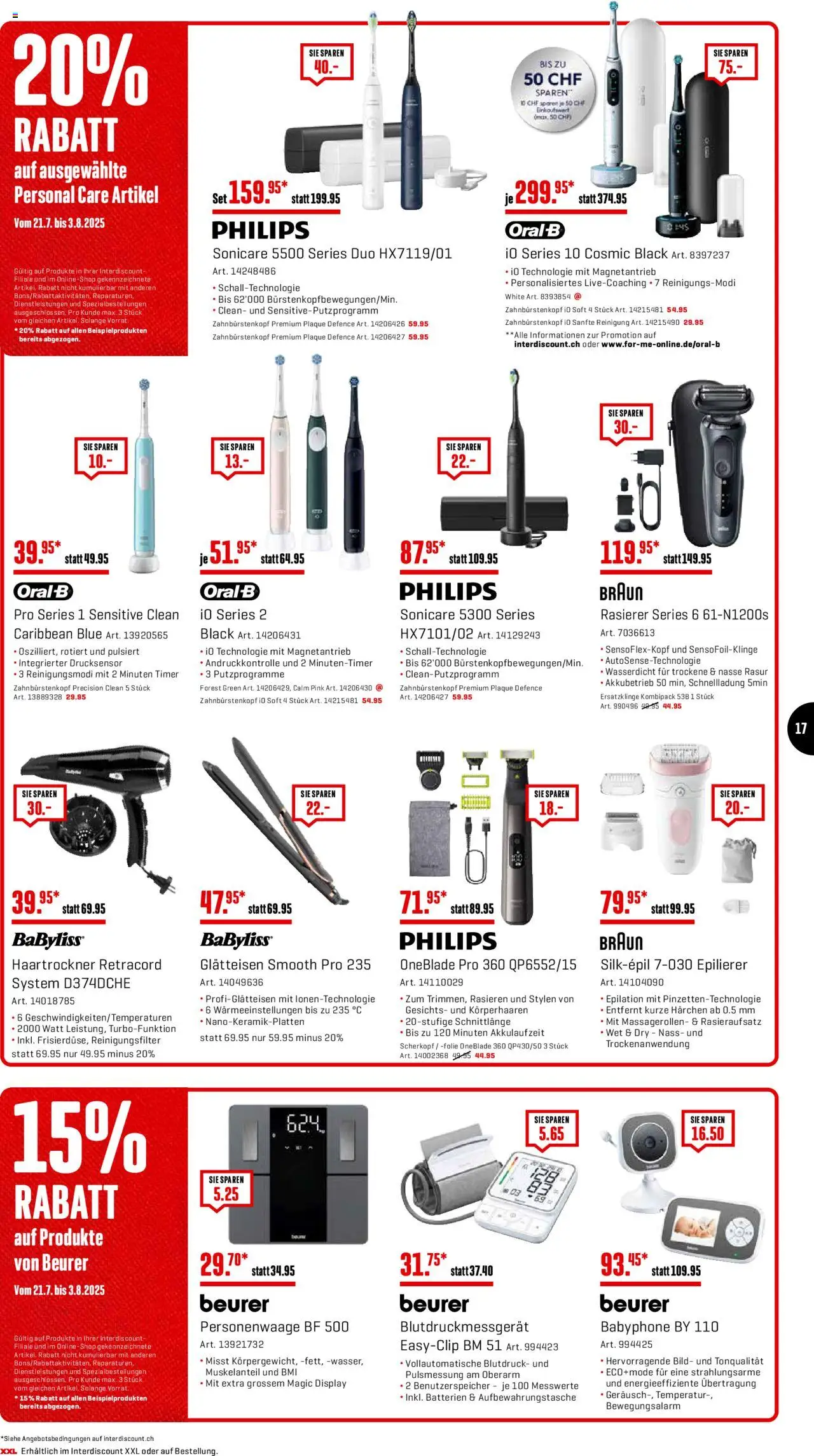 Interdiscount Aktionen - Seite 17- gültig ab 21.07.2025