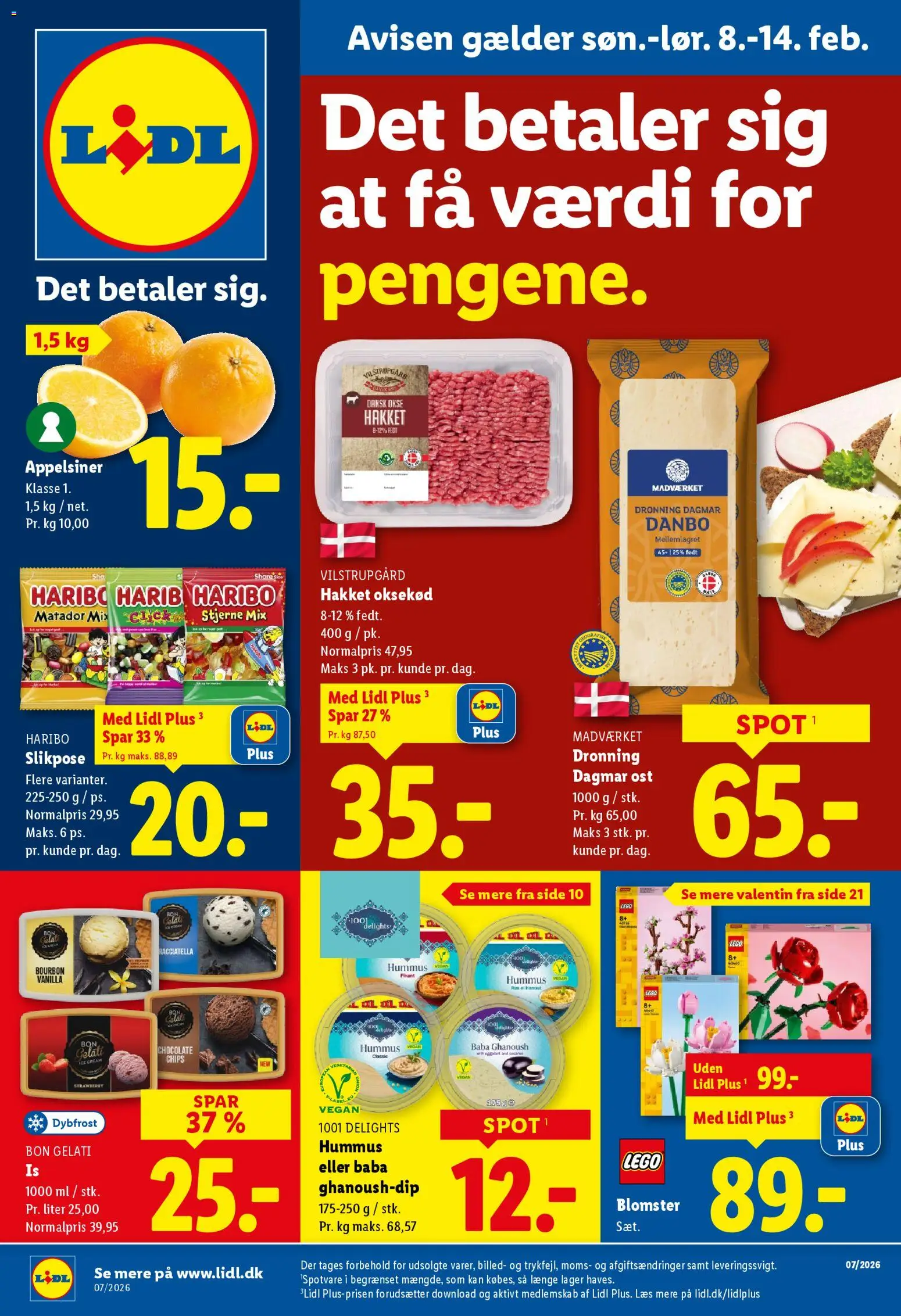 Lidl - Tilbudsavis - side 1- gyldig fra 08/02/2026