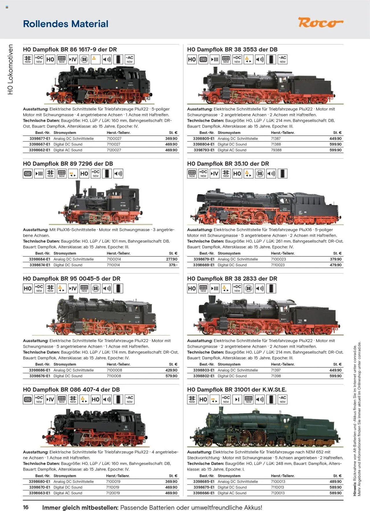 Conrad  Modellbahn Katalog - Seite 18 - gültig ab 25.08.2025