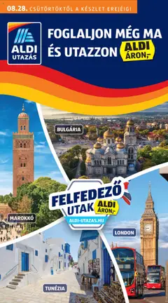 Előnézet Aldi - Utazás katalógus érvényes 2025.08.28.-tól