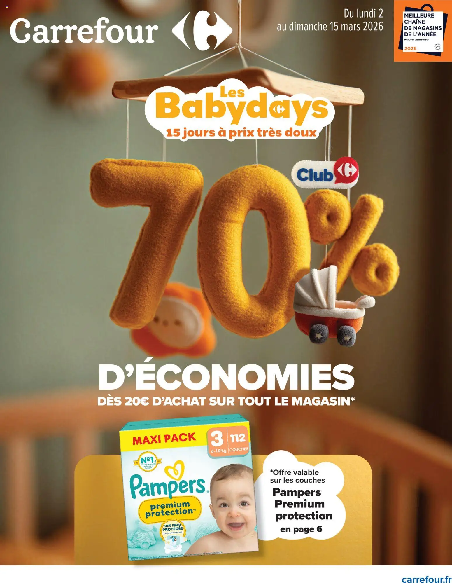 Carrefour Les babydays - page 1 - valable à partir du 02/03/2026