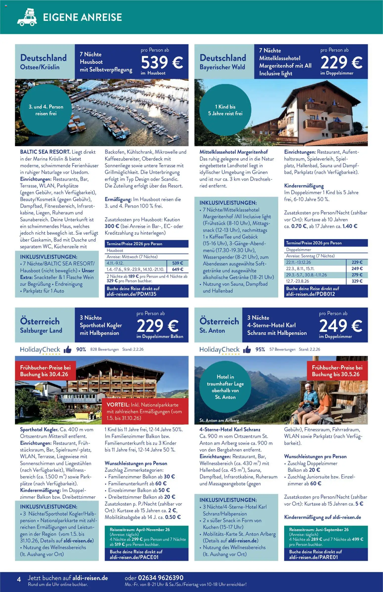 Aldi Reisen Prospekt 	 - Seite 4 - gültig ab 01.03.2026
