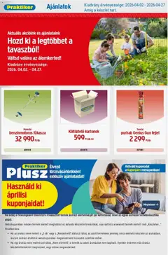 Előnézet Praktiker akciós újság érvényes 2026.04.02.-tól