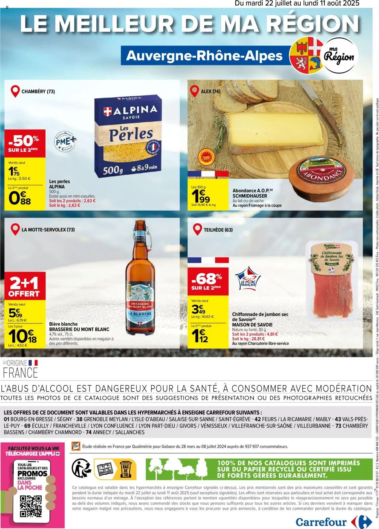 Carrefour le meilleur de ma région - page 20 - valable à partir du 22/07/2025