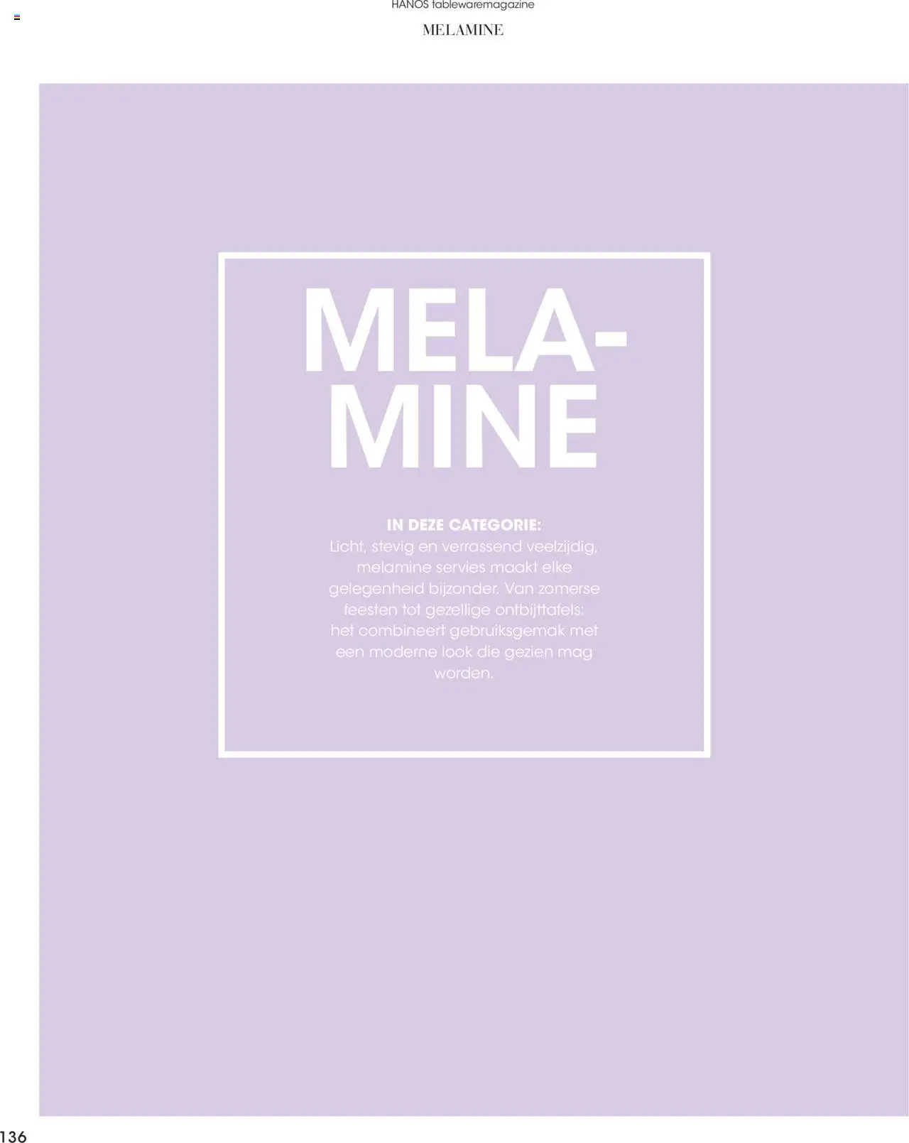 Hanos - Tableware magazine 2025-2026 - page 136- valid from 01-09-2025