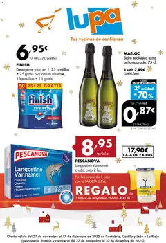 Vista previa del folleto Lupa Supermercados folleto válido desde 27/11/2025