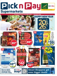 Preview Pick n Pay Specials valid from 27/12/2025
