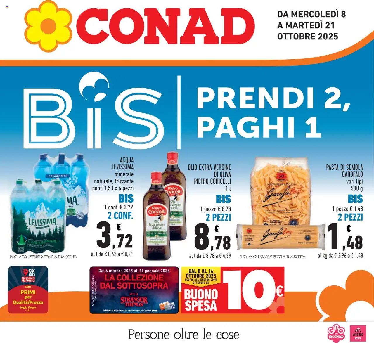 Volantino Conad	 - pagina 1 - valido dal 08/10/2025