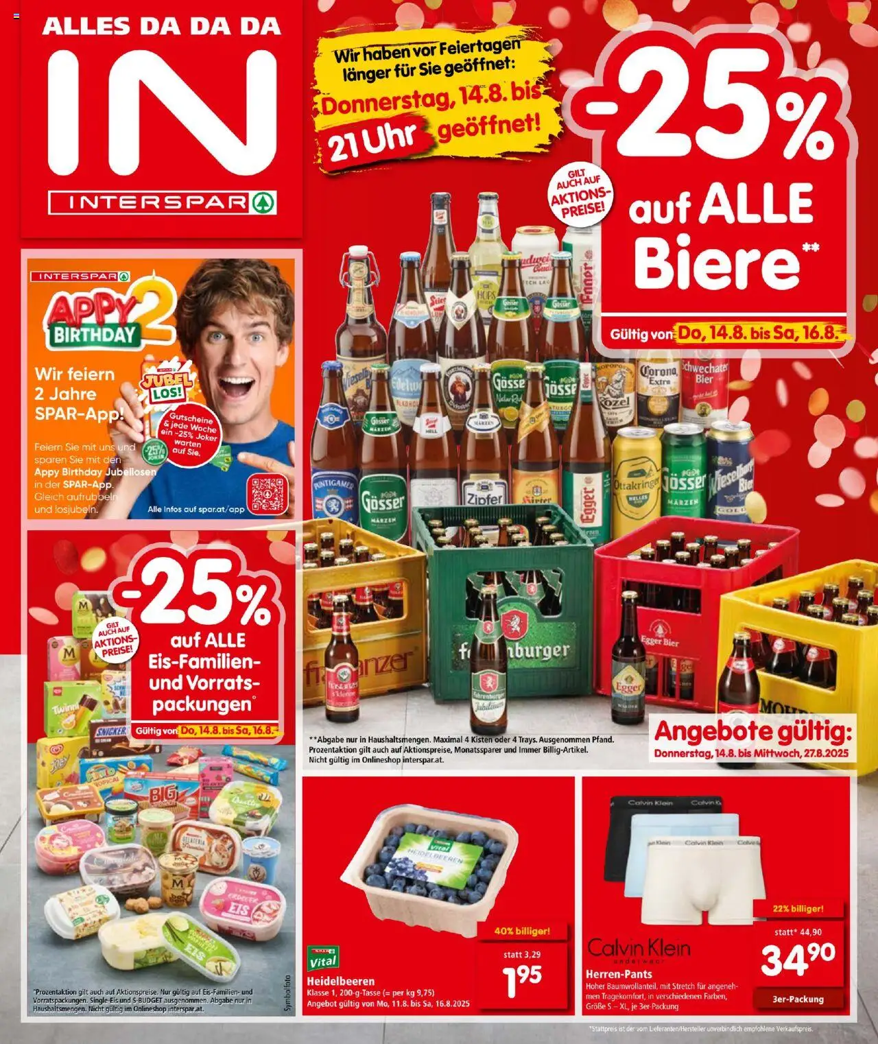 Interspar Flugblatt - Seite 1- gültig ab 14.08.2025
