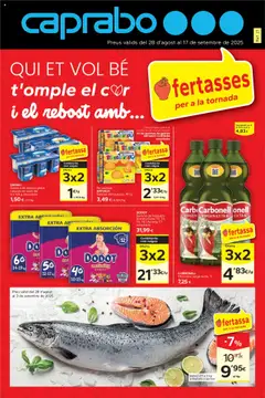 Vista previa del folleto Caprabo - Ofertasses per a la tornada válido desde 28/08/2025
