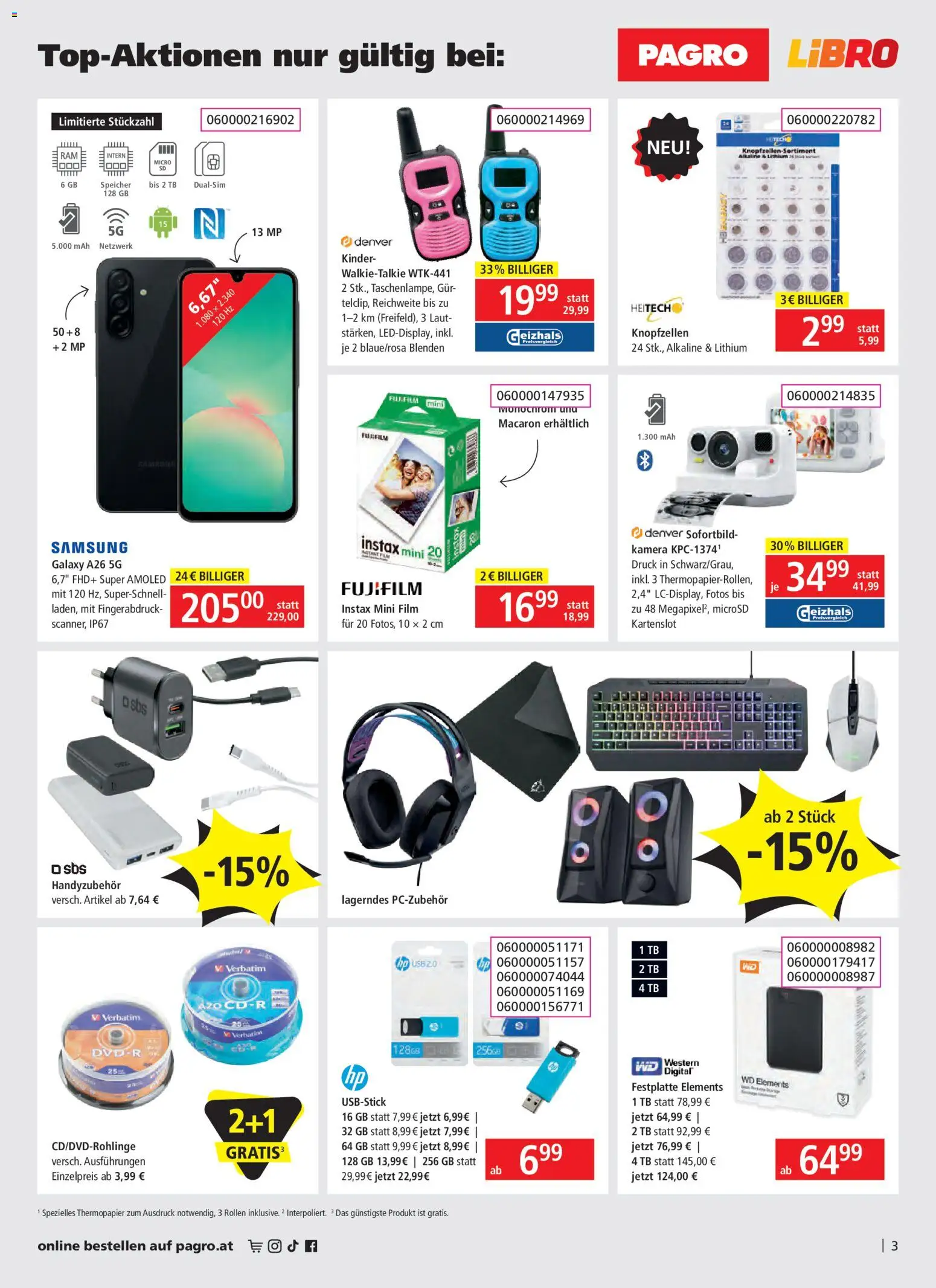 Pagro-Diskont Flugblatt - page 3- valid from 26.03.2026