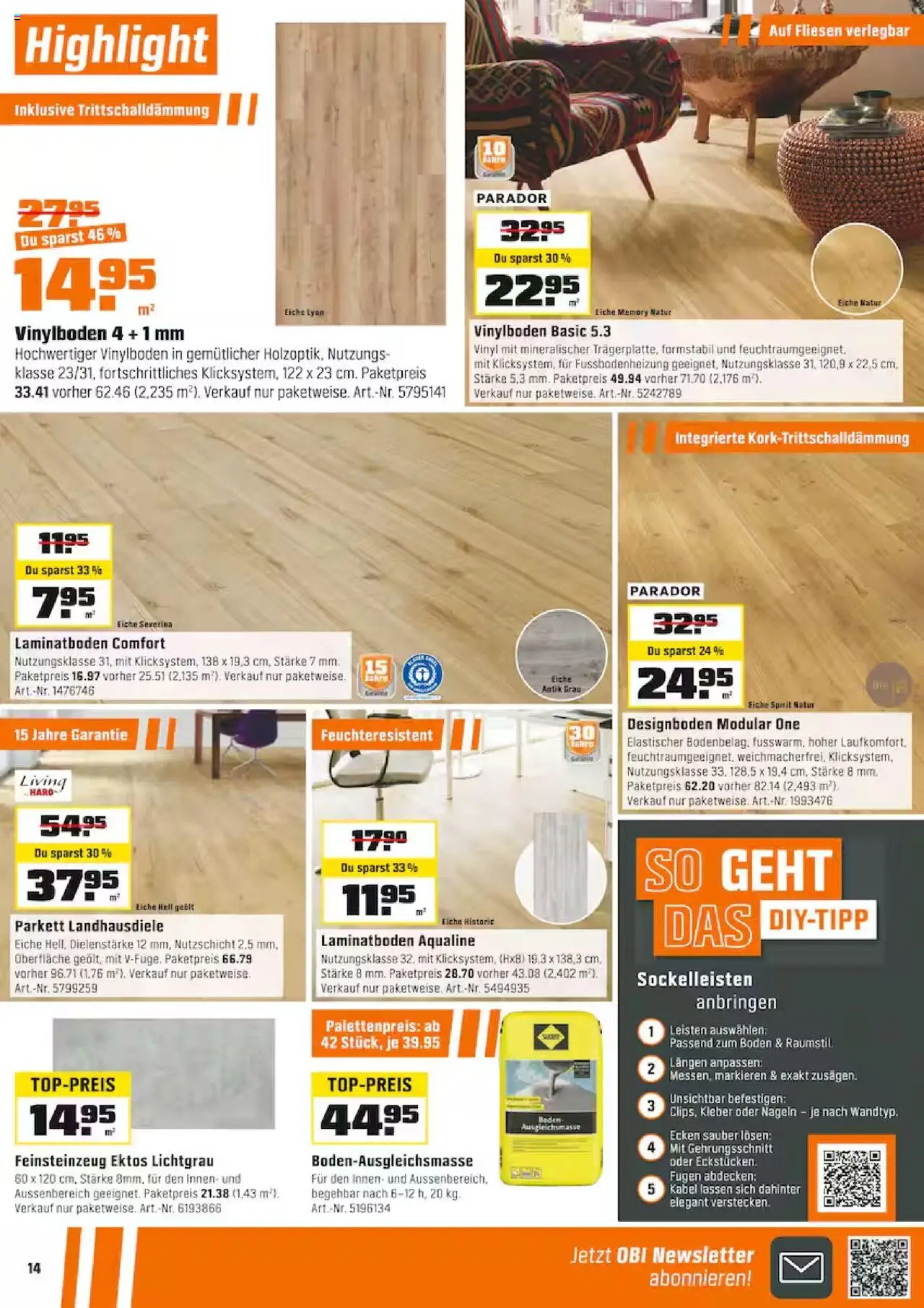 OBI Aktionen - Seite 14- gültig ab 19.07.2025