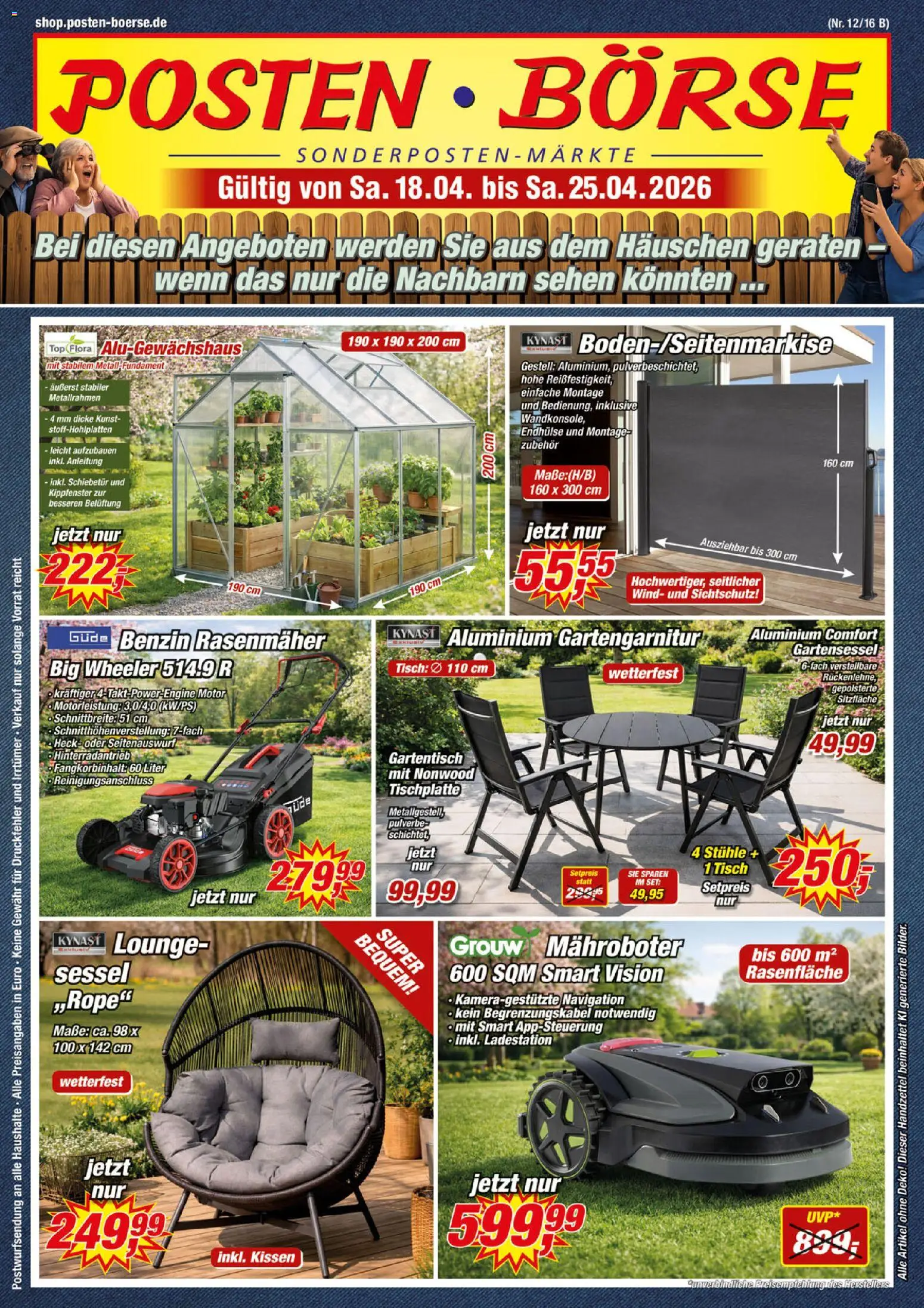 Posten Börse Prospekt - Seite 1 - gültig ab 18.04.2026