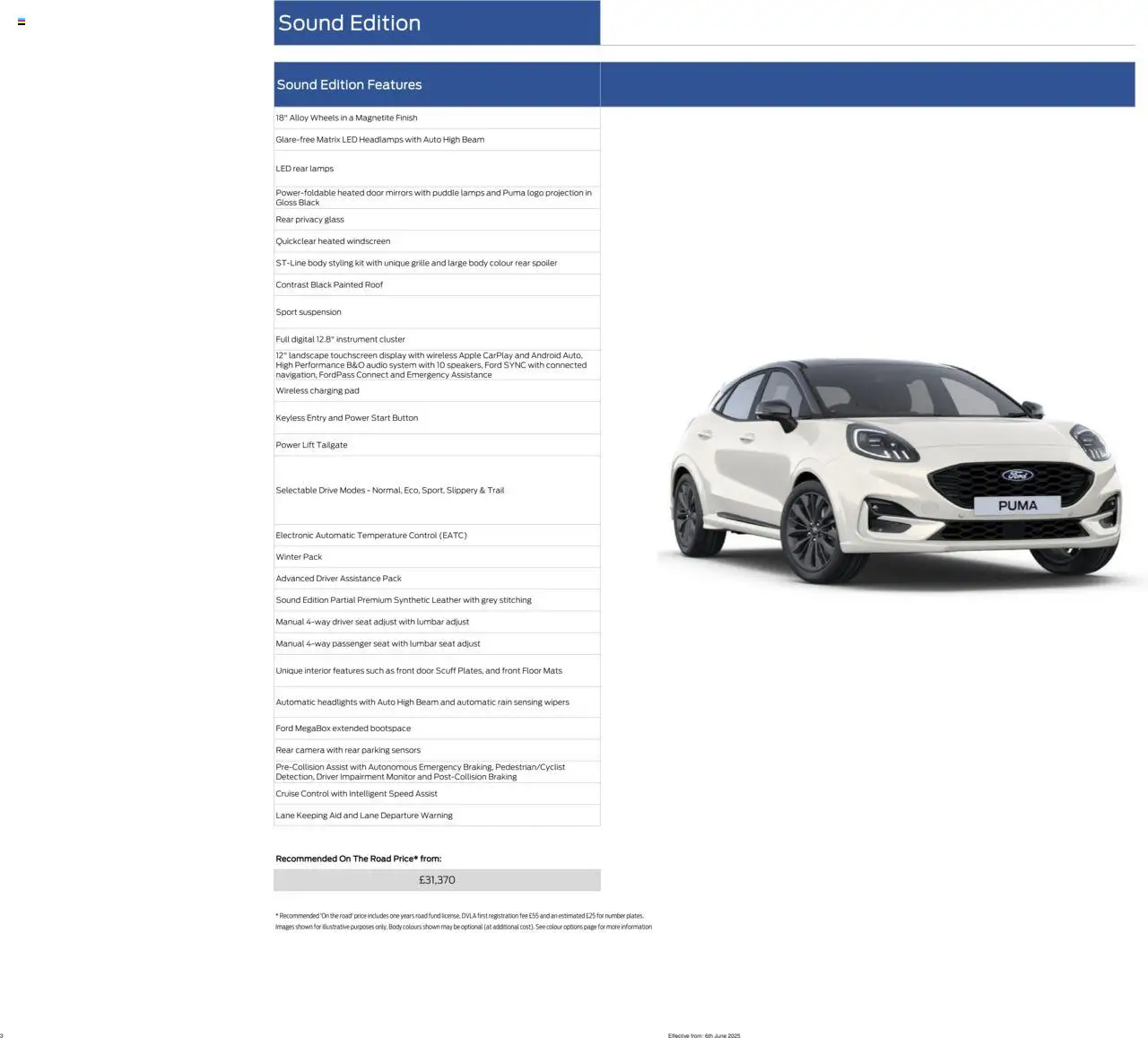 Ford - New All-Electric Ford Puma Gen-E - page 3- valid from 06/06/2025