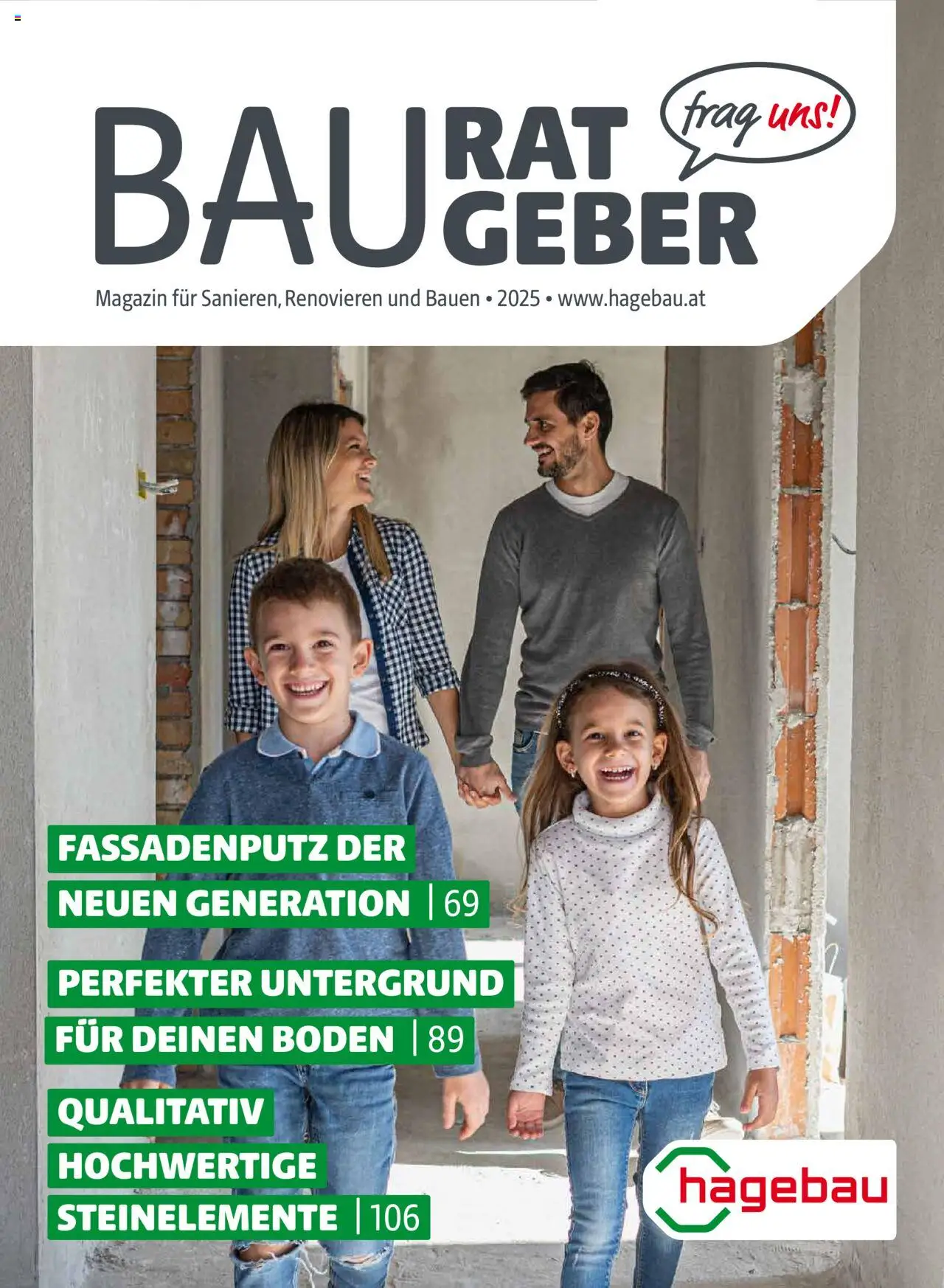 Hagebau Katalog Baurategeber - Seite 1- gültig ab 07.04.2025