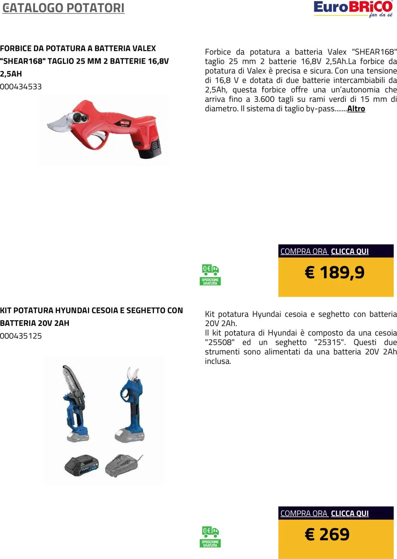 Eurobrico Potatori catalogo - pagina 36 - valido dal 23/07/2025