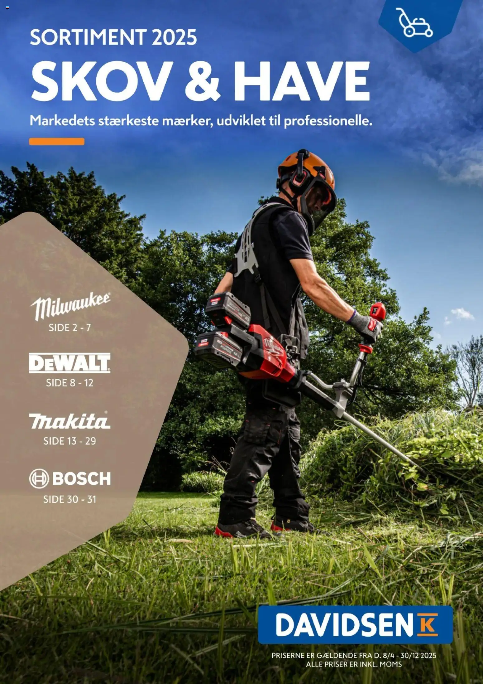 Davidsen - Skov og have 2025 - side 1- gyldig fra 08/04/2025