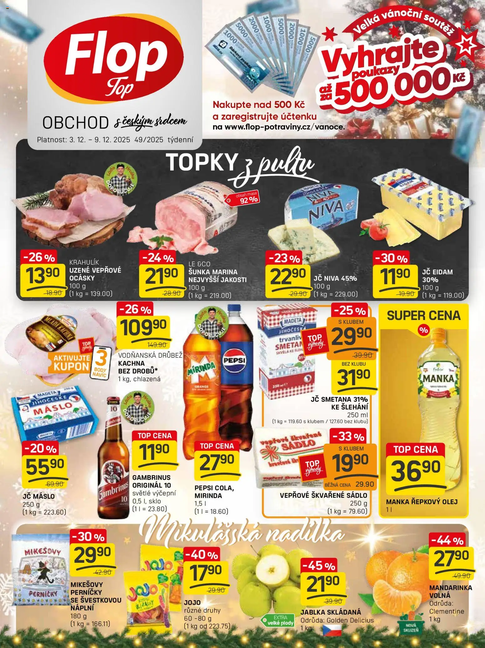 Flop leták - FlopTop - strana 1- platný od 03.12.2025