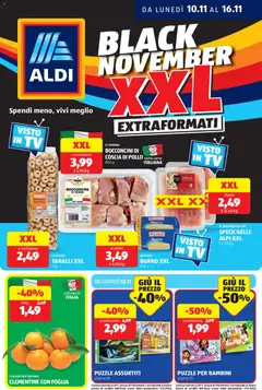 Anteprima Aldi - Black Friday valida dal 10/11/2025